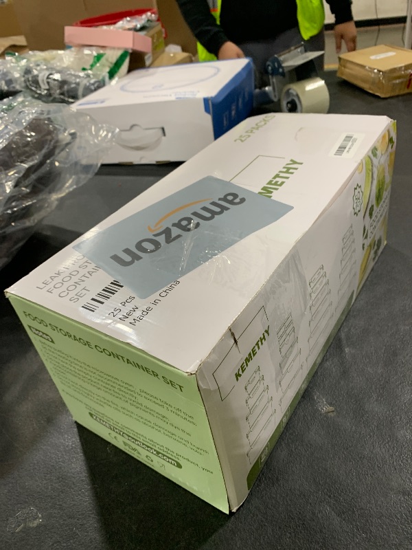 Photo 1 of 50 PCS Food Storage Containers with Lids Airtight (25 Containers & 25 Lids), 100% Leak Proof Meal Prep Container for Kitchen, BPA-Free Plastic(Polypropylene5), Microwave/Dishwasher Safe, Labels & Pen