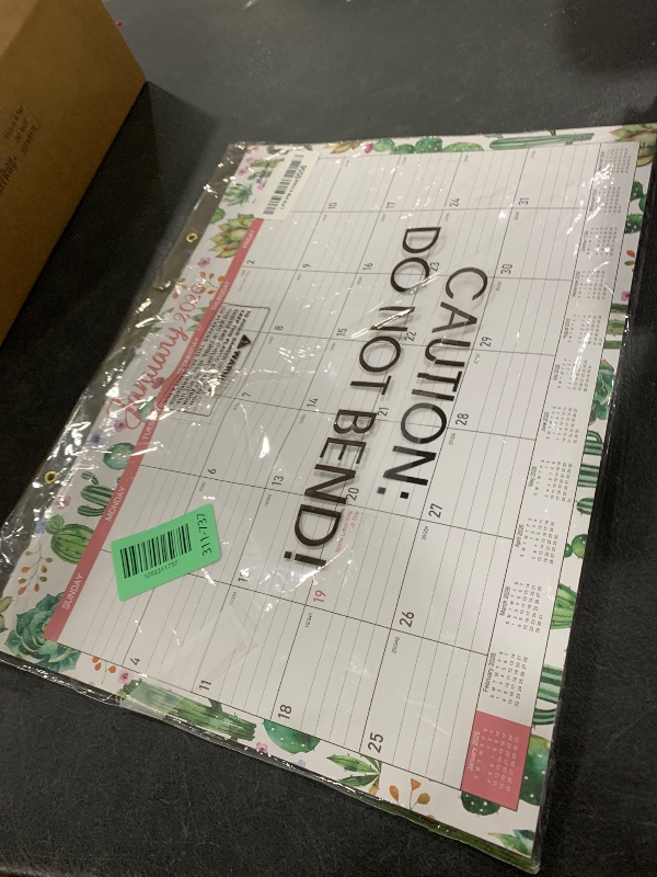 Photo 1 of 2026 Desk Calendar - Calendar from January 2026 - December 2026,12 Months Desk Pad Calendar, 14.8" x 11.4", Desk Pad, Large Ruled Blocks