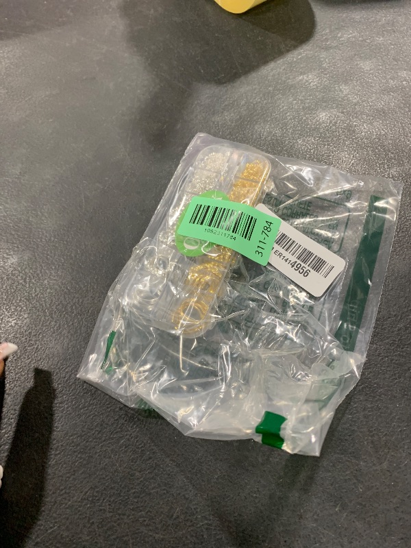 Photo 1 of 6 Size Gold and Sliver Jump Rings,Double Loops Round Split Small and Medium Key Chain Ring for Jewelry Making and Keychain Home Car Dog tag Rings DIY Crafts