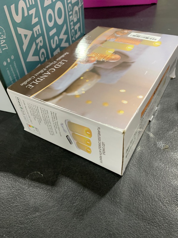 Photo 1 of 5plots Rechargeable Flameless Candles, Battery Operated LED Candles, Electric Candles with Remote and Timers, Wax-Like Plastic, Ivory, 3Pack, 3" x 4"5" 6", for Home Decor
