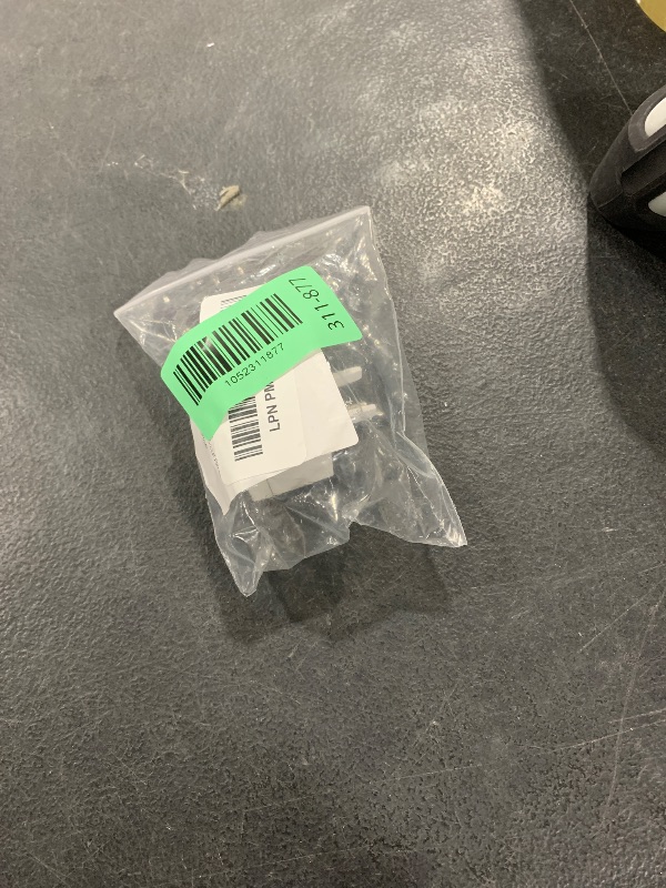 Photo 1 of 2pcs Grounding Plug Adapter, Safety Ground Outlet Adapter Premium ABS Copper Material Socket Port Compatible with US Type B Outlet (White)