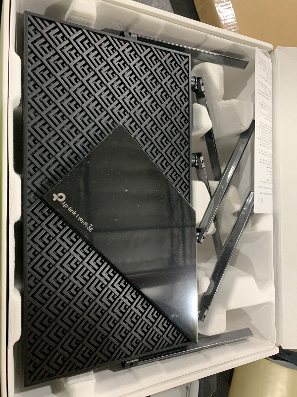 Photo 1 of TP-Link AXE5400 Tri-Band WiFi 6E Router (Archer AXE75), 2025 PCMag Editors' Choice, Gigabit Internet for Gaming & Streaming, New 6GHz Band, 160MHz, OneMesh, Quad-Core CPU, VPN & WPA3 Security