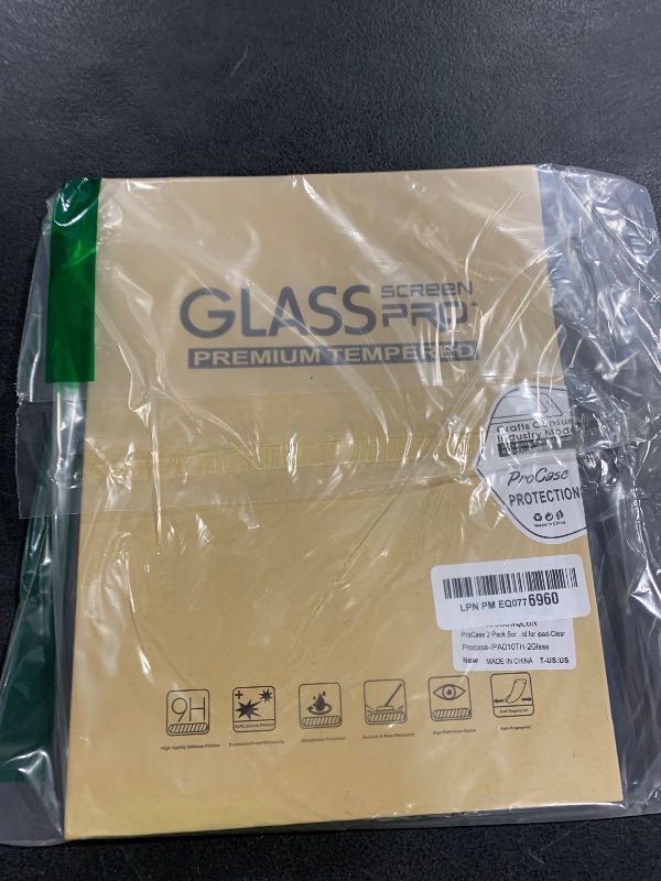 Photo 1 of ProCase 2 Pack Screen Protector for iPad A16 2025 11th/10th 2022 Generation (11-inch/10.9), Tempered Glass Film Guard -Clear