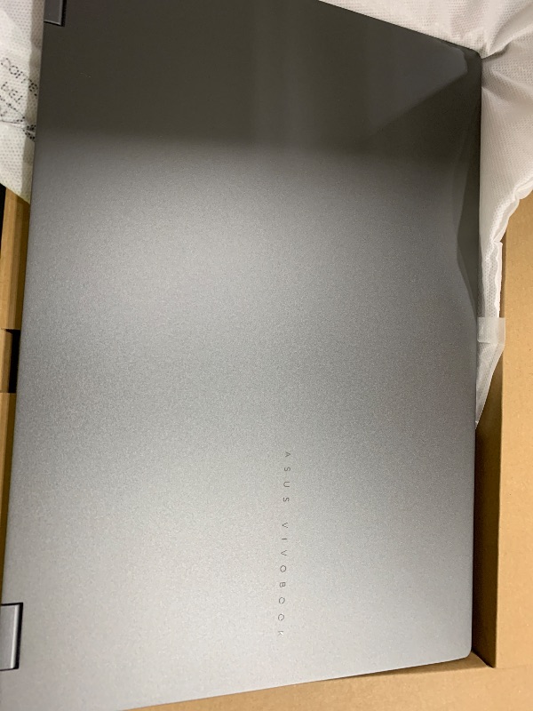 Photo 1 of ASUS Vivobook 16 Flip Laptop, Copilot+ PC, 16” OLED 3K 120Hz Touch Display, Intel® Core™ Ultra 7 256V, Intel® Arc™ Graphics, 16GB Memory, 512GB SSD, Matte Gray, TP3607SA-DS74T