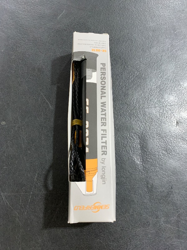 Photo 1 of Personal Straw Water Filter to purify Water, Emergency Water Straws Portable Gear for Hiking, Camping, Travel, Fishing, Outing and Emergency Preparedness ?1 Water Filter?