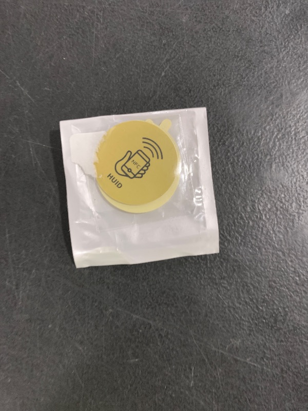 Photo 1 of 13.56 MHz UID Writable Rewritable Clone IC Smart Keychain, RFID Blank Sticker for Access Control Key Sticker Rewritable Compatible with MIFARE Classic 1K (2 PCS)