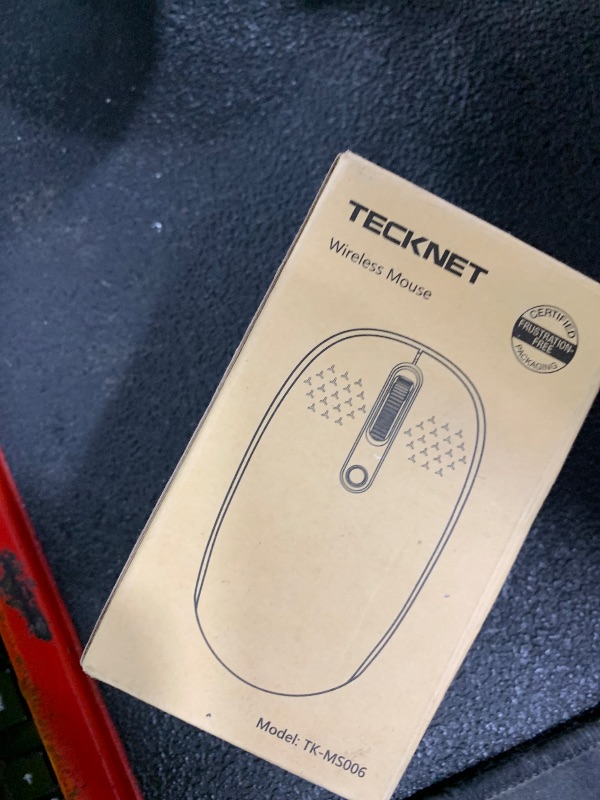 Photo 1 of TECKNET Wireless Mouse for Laptop, 2.4G Quiet Computer Mouse with USB Receiver, 4 Buttons Portable Cordless Mice for Chromebook, Laptop, PC, Mac, 800/1200/1600 DPI - Mint Green