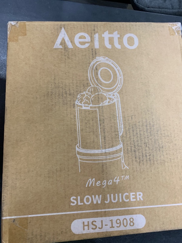 Photo 1 of Aeitto Cold Press Juicer, Juicer Machines with Large Feed Chute, Fits Whole Vegetables and Fruits, Professional Juice Maker, Easy to Clean, High Juice Yield, Easy to Assemble