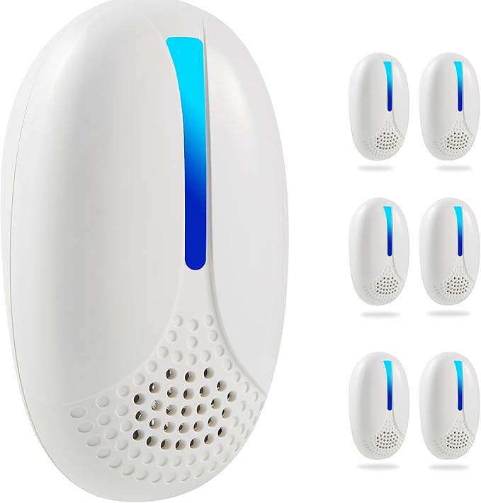 Photo 1 of 2025 Upgraded Ultrasonic Repellent Indoor, Mouse Traps Insert Plug in, Pest Control Repellent Ant,Roach,Rodent, Mouse, Bugs, Mosquito, Spider, for Home, Office, Warehouse 6 Packs