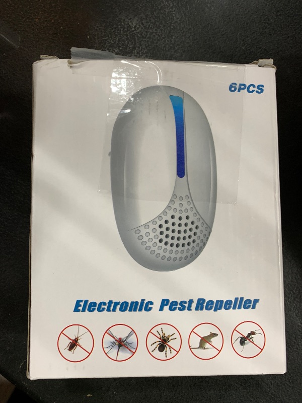 Photo 1 of 2025 Upgraded Ultrasonic Repellent Indoor, Mouse Traps Insert Plug in, Pest Control Repellent Ant,Roach,Rodent, Mouse, Bugs, Mosquito, Spider, for Home, Office, Warehouse 6 Packs