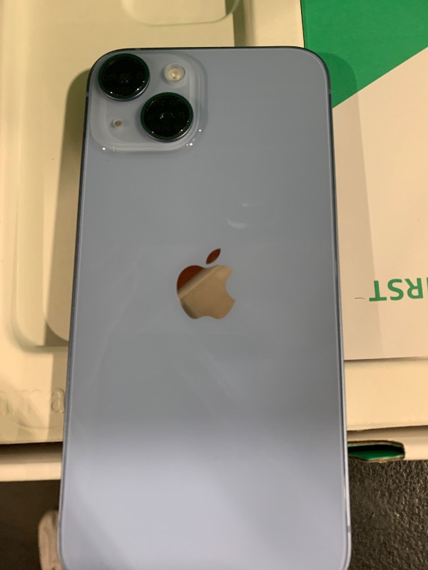 Photo 1 of Apple iPhone 14, 128GB, Blue - Unlocked (Renewed Premium)