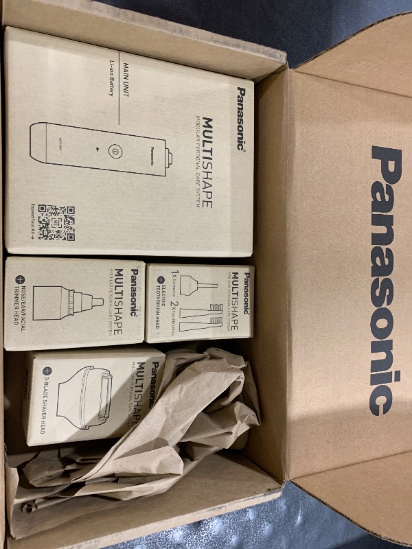 Photo 1 of Panasonic MultiShape Clean Cut Shaver Kit with 3-Blade Men's Electric Shaver, Nose Hair Trimmer and Electric Toothbrush, Wet/Dry, Easy-Clean Customizable Grooming Kit - ER-CLEANCUT