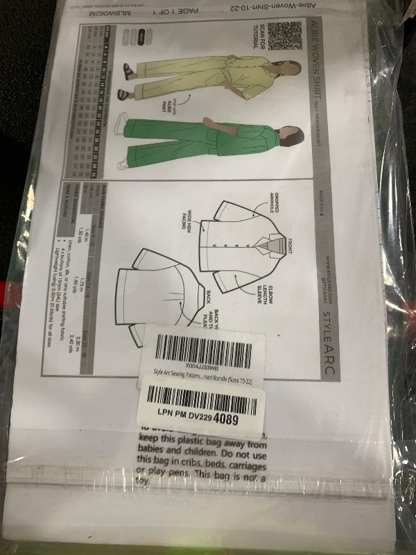 Photo 1 of Style Arc Sewing Patterns - Albie Discounted Bundle (Sizes 10-22)