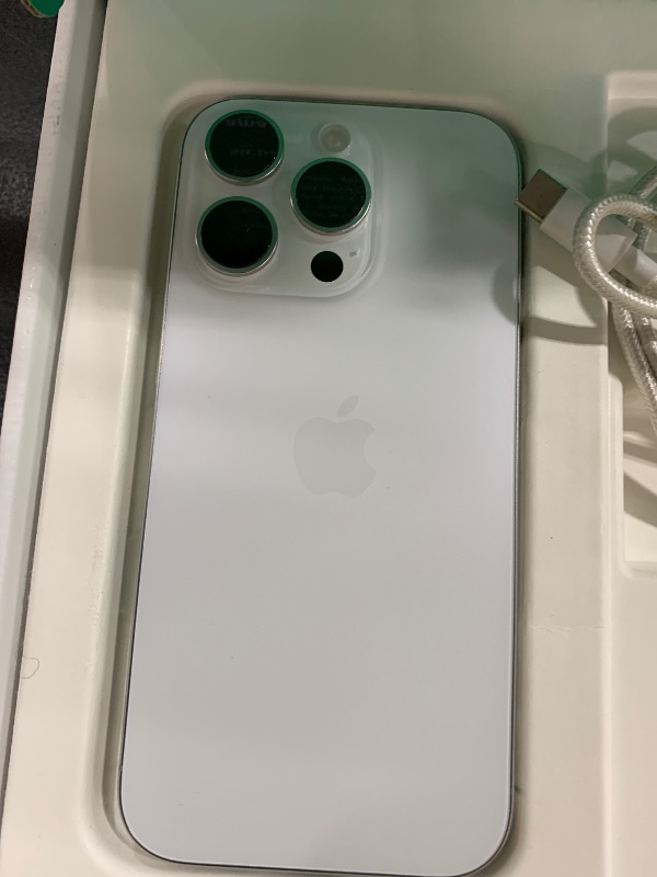 Photo 1 of Apple iPhone 16 Pro, US Version, 128GB, White Titanium - Unlocked (Renewed Premium)