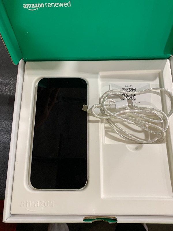 Photo 1 of Apple iPhone 16 Pro, US Version, 128GB, White Titanium - Unlocked (Renewed Premium)
