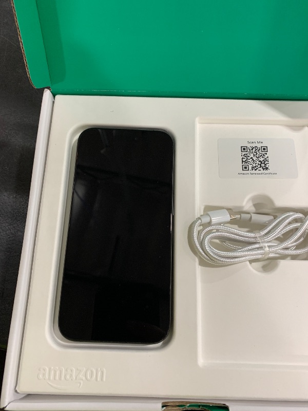 Photo 1 of Apple iPhone 15 Pro, 128GB, Black Titanium - Unlocked (Renewed Premium)
