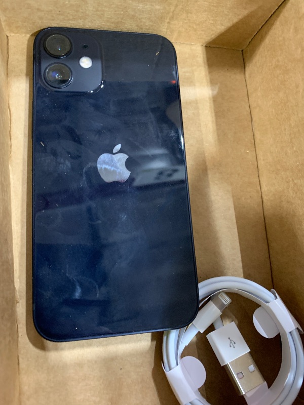 Photo 1 of Apple iPhone 12 Mini, 128GB, Black - Unlocked (Renewed)