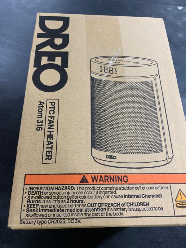 Photo 1 of Dreo Space Heater, Portable Electric Heaters for Indoor Use with Thermostat and Remote, 2024 Upgraded, Digital Display, 12H Timer, 5 Mode, 1500W PTC Ceramic Fast Safety Heat for Office Bedroom Home