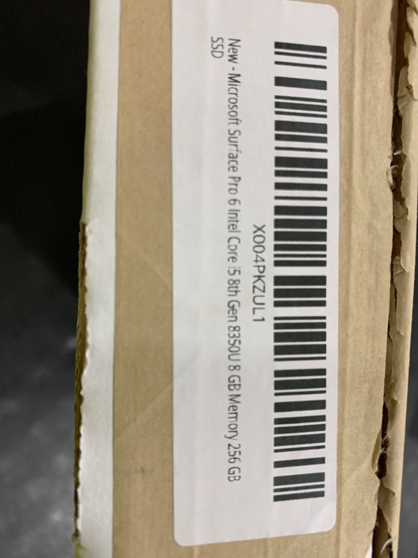 Photo 1 of Microsoft Surface Pro 6 Intel Core i5 8th Gen 8350U 8 GB Memory 256 GB SSD
