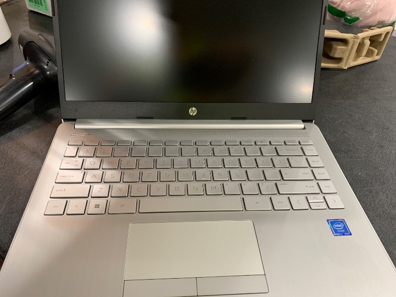 Photo 1 of HP Portable Laptop, Student and Business, 14" HD Display, Intel Quad-Core N4120, 8GB DDR4 RAM, 64GB eMMC, 1 Year Office 365, Webcam, RJ-45, HDMI, Wi-Fi, Windows 11 Home, Silver
