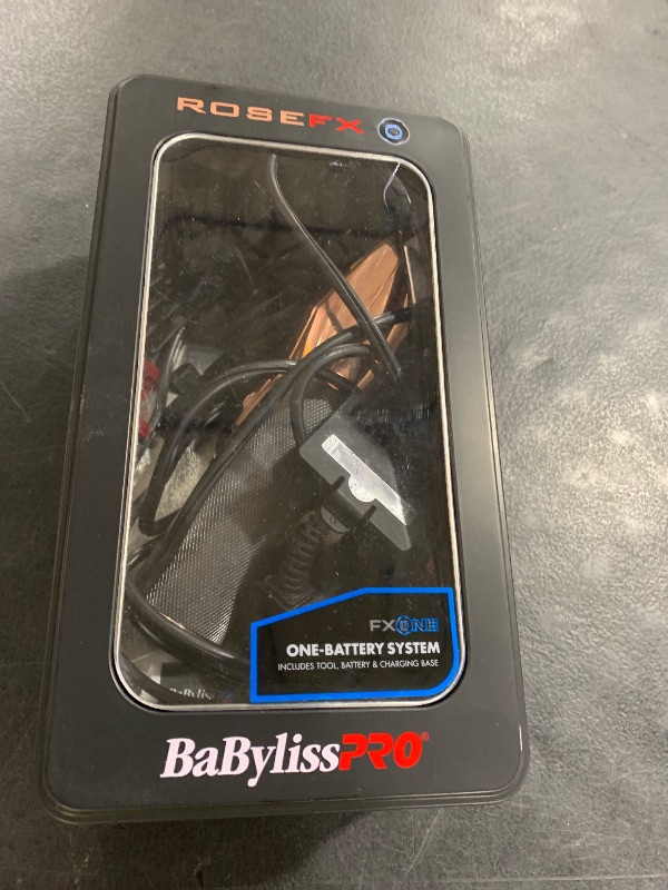 Photo 1 of BaBylissPRO FXONE Hair Trimmer with Interchangeable Battery, Electric Trimmer for Men, Titanium T-Blade for All Hair, Up to 3-Hour Runtime