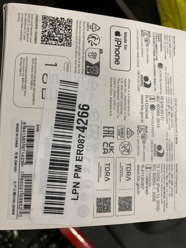 Photo 1 of DJI Mic 2 (2 TX + 1 RX + Charging Case), Wireless Lavalier Microphone, Intelligent Noise Cancelling, 32-bit Float Internal Recording, 820 ft.(250m) Range, Microphone for iPhone, Android, Camera