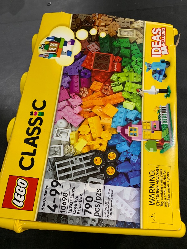 Photo 1 of LEGO Classic Large Creative Brick Box 10698 Building Toy Set, Toy Storage Solution for Home or Classrooms, Interactive Building Toy for Kids, Boys, and Girls