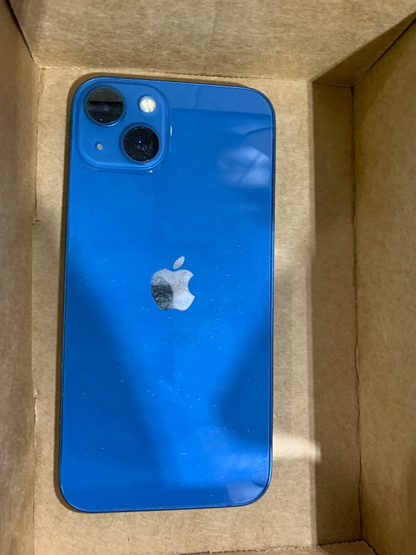 Photo 1 of Apple iPhone 13, 128GB, Blue - Unlocked (Renewed)