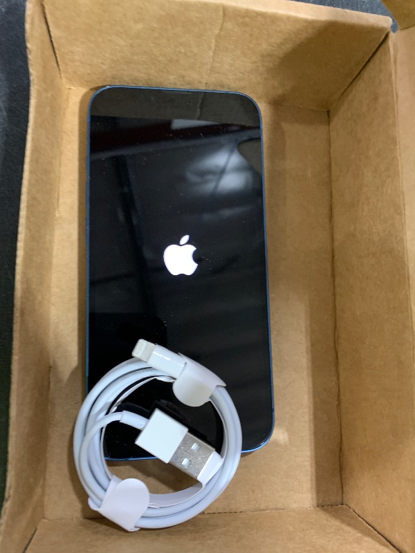 Photo 1 of Apple iPhone 13, 128GB, Blue - Unlocked (Renewed)