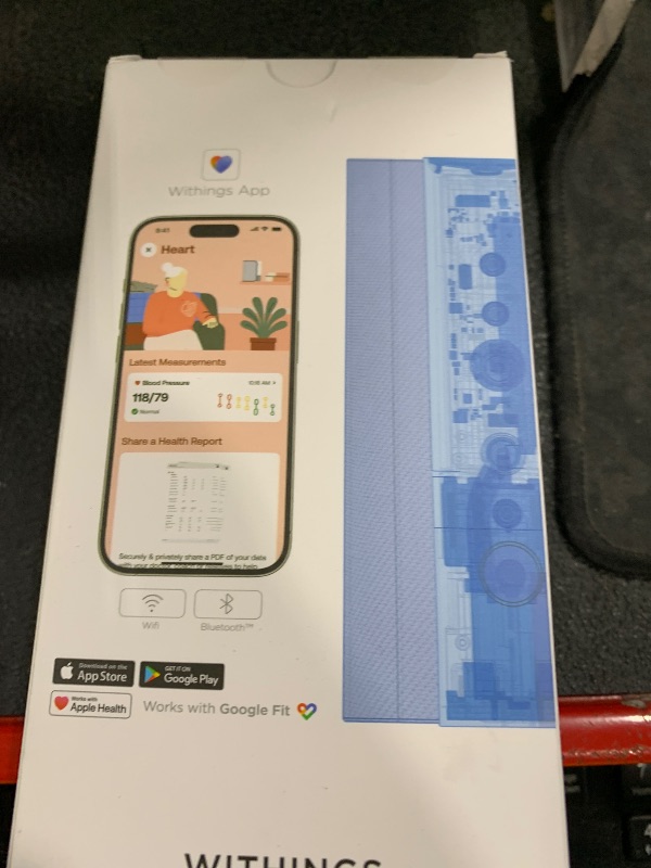 Photo 1 of Withings BPM Connect - Digital Blood Pressure Cuff & Heart Rate Monitor - Blood Pressure Machine Arm Cuff, FDA Cleared, FSA/HSA Eligible, IOS & Android