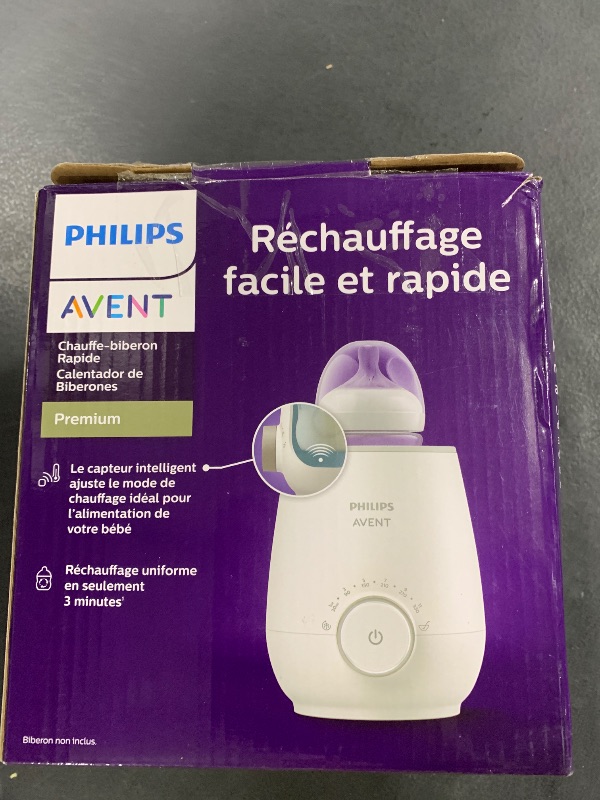 Photo 1 of Philips Avent Premium Fast Bottle Warmer, with Smart Temperature Control, Water Bath Technology, Automatic Shut-Off, Model SCF358