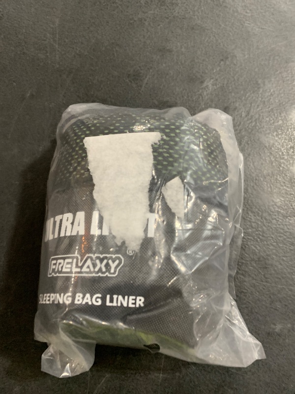 Photo 1 of Frelaxy Ultralight Sleeping Bag Liner - Lighter & Compact, 3 Sizes Travel Sheets & Adult Sleep Sack, Comfy Breathable & Silky Soft for Backpacking, Hotel, Camping, Hostels (Green, 27.5in x 84.6")