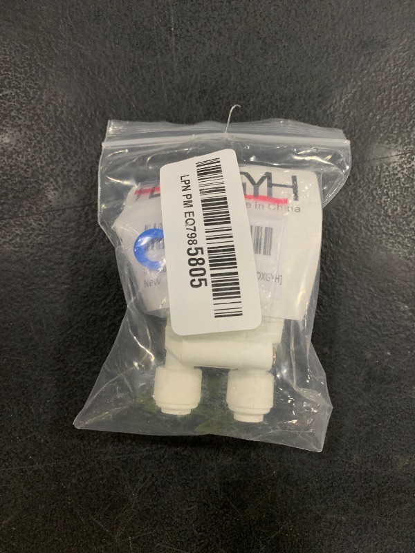 Photo 1 of 1/4" Tube 4 Way Port Auto Shut Off Valve Quick-Connect Water Systems 1/4" Automatic Shut Off Valve for RO Reverse Osmosis Water Filter System [FDXGYH]