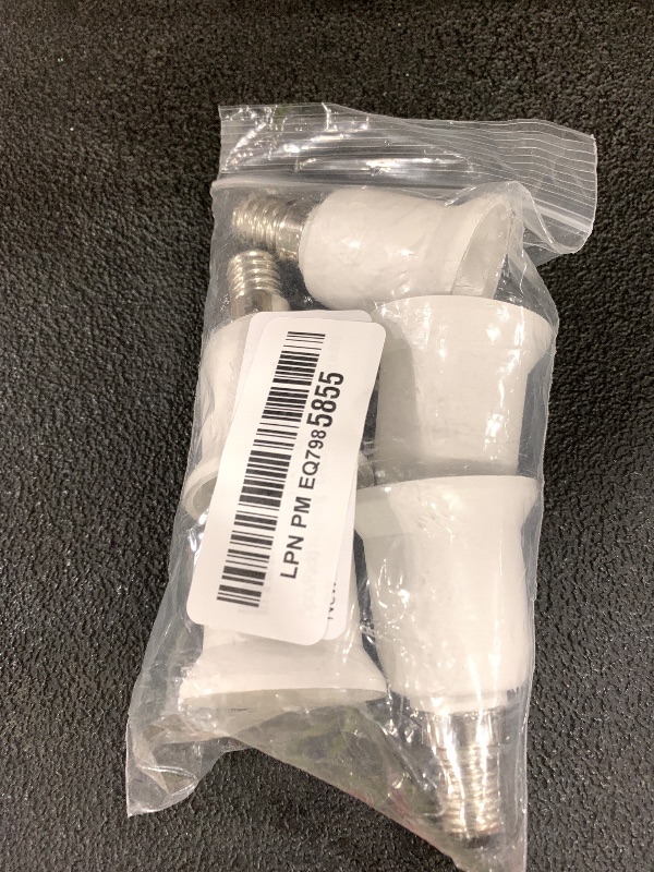 Photo 1 of (5pcs/Pack) YiLighting - E14 European Base to E26/E27 Edison Base LED Light Lamp Bulbs Sockets Adapter Converter Used for LED and CFL lights, (Not for Incandescent light bulbs)