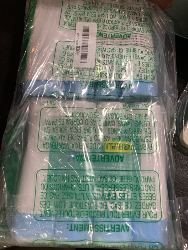 Photo 1 of 4 Gallon Small Trash Bags, Drawstring 4 Gallon Garbage Bags, Tear-Free Separated Unscented White Small Trash Bags Plastic Wastebasket Liners for Bathroom Toilet Home Office and Bedroom, 160 Count