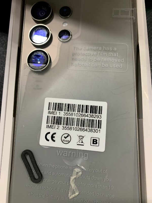 Photo 1 of QPWOEIB C24 Ultra 5G Unlocked Cell Phone, 16+512GB Smartphone, Android 14.0, 48+108MP Zoom Camera, Build in Pen,Long Battery Life 6800mAh, Dual SIM, 6.8“ HD Screen,Face ID/Fingerprint Lock/GPS (Gray)