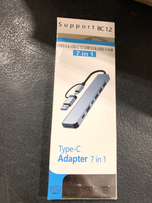 Photo 1 of ?Upgrade? USB C/USB Hub, BERLAT Aluminum 7 in 1 USB C & USB Hub with USB 3.0, USB 2.0 Ports for PC/Laptops/MacBook Pro/Air/iMac/iPad and More Devices