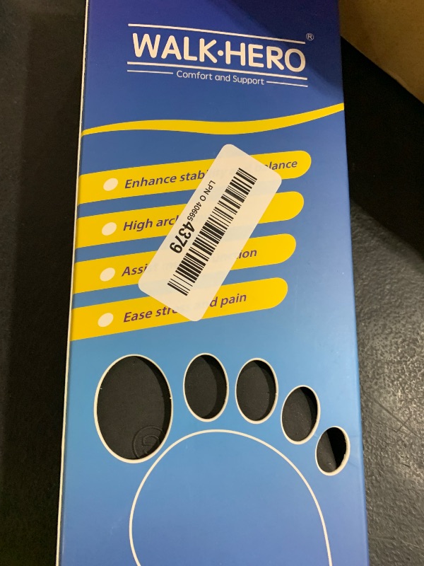 Photo 1 of Plantar Fasciitis Feet Insoles Arch Supports Orthotics Inserts Relieve Flat Feet, High Arch (Mens 10-10 1/2 | Womens 12-12 1/2)