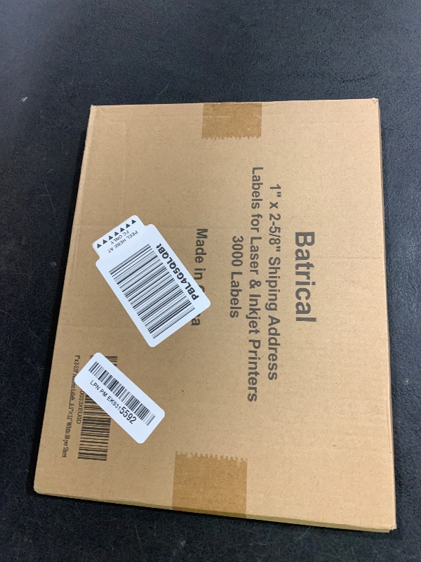 Photo 1 of 1" x 2-5/8" Address Labels 3000 Labels Sticker Paper for Laser/Ink Jet Printer mailing Labels 8.5"×11" White 30 per Sheet