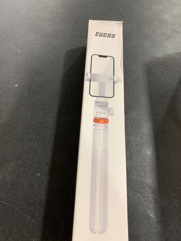 Photo 1 of EUCOS 62" Tripod for iPhone, Sturdy Selfie Stick Tripod with Remote & Lightweight Phone Stand, Solidest Portable Cell Phone Tripod, Compatible iPhone Pro Max/Android [White]
