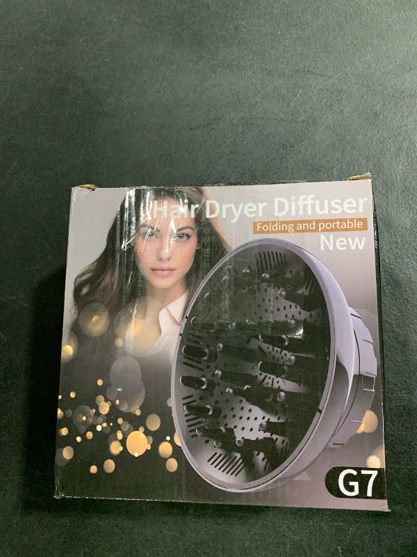 Photo 1 of Hair Diffuser, Diffuser Attachment for Hair Dryer, Hair Diffuser for Curly Hair, Universal Diffuser for 1.4-2.6" Hair Blow Dryer Long Thick Curly Wavy Hair, Hair Attchment for Women, Black