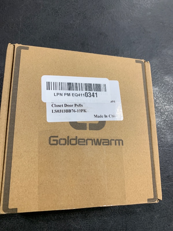 Photo 1 of goldenwarm 10 Pack 3 in Light Brass Bin Cup Pulls Brushed Gold Cabinet Pulls Gold Cup Drawer Dresser Hardware Closet Door Pulls