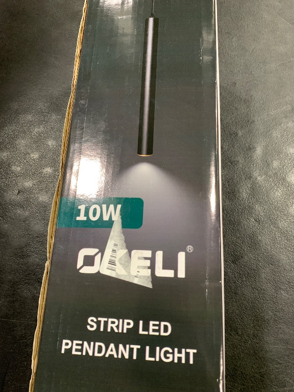 Photo 1 of OKELI Modern Pendant Lights, 3 Color Temperature Adjustment LED Dimmable Pendant Light Fixtures, 2700K/4000K/6000K Pendant Lighting for Kitchen Island,Bar,Bedroom, 15.7inch, ETL, 1 Pack