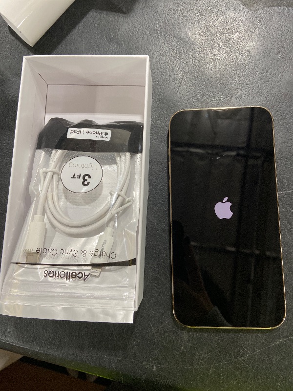 Photo 1 of Apple iPhone 13 Pro Max, 128GB, Gold - Unlocked (Renewed)
