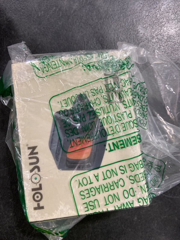 Photo 1 of HOLOSUN EPS 6 MOA Green Dot Reflex Pistol Sight - Waterproof Dustproof Shake-Awake Parallax-Free Full-Sized Handgun Sight with 12 Brightness Settings - RMR-to-K Footprint Adapter Plate Included
