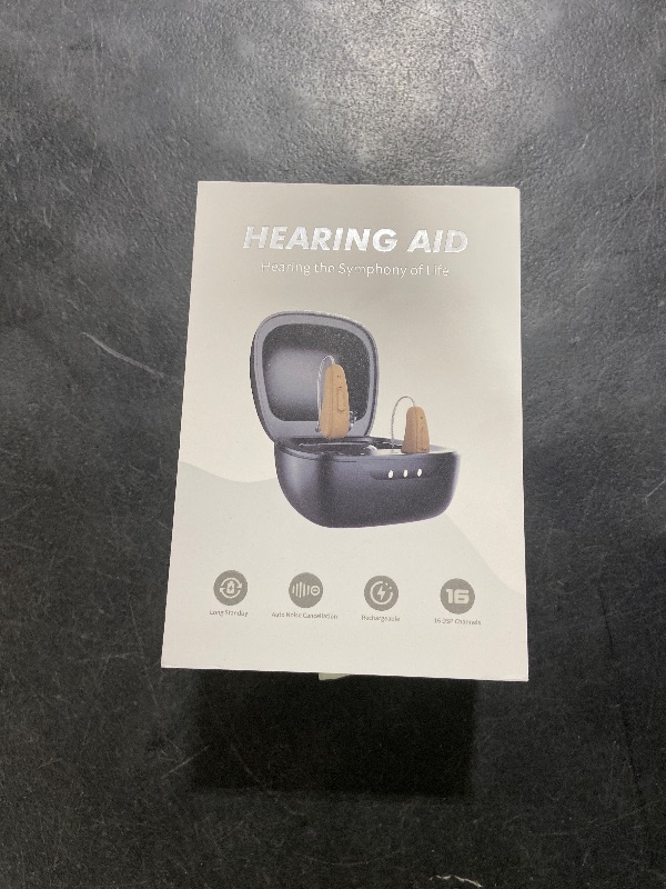 Photo 1 of Hearing Aids for Seniors Rechargeable with Noise Cancelling, Hearing Amplifier with 5 Levels of Volume Adjustmen, Simple to Operate and Hear Clear Sound