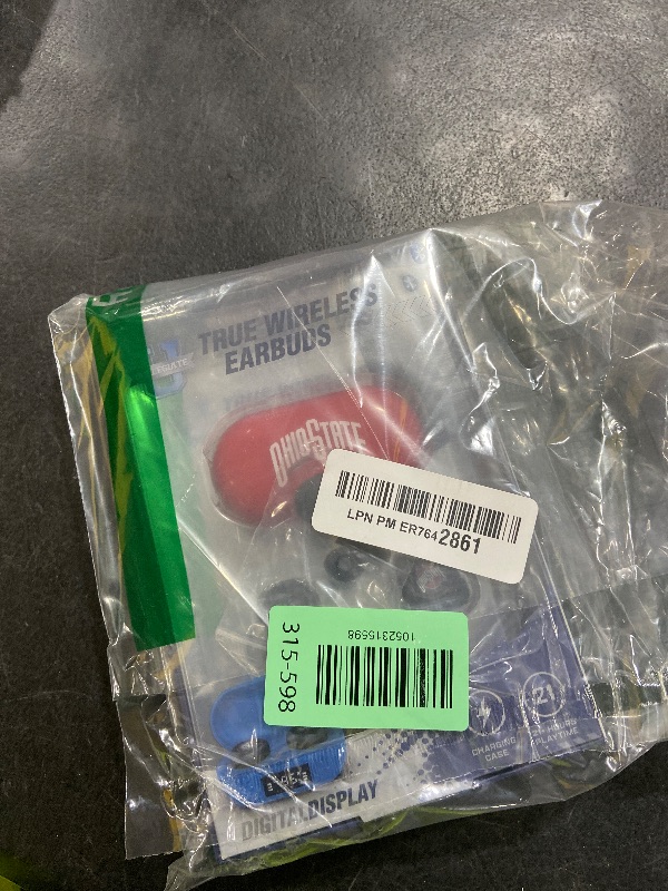 Photo 1 of SOAR Collegiate True Wireless Earbuds v.7, Ohio State Buckeyes