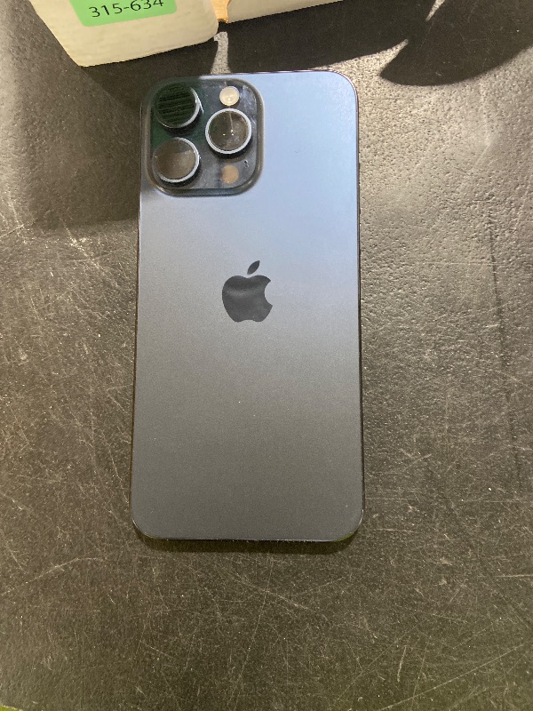 Photo 1 of Apple iPhone 15 Pro Max, 256GB, Blue Titanium - Unlocked (Renewed)