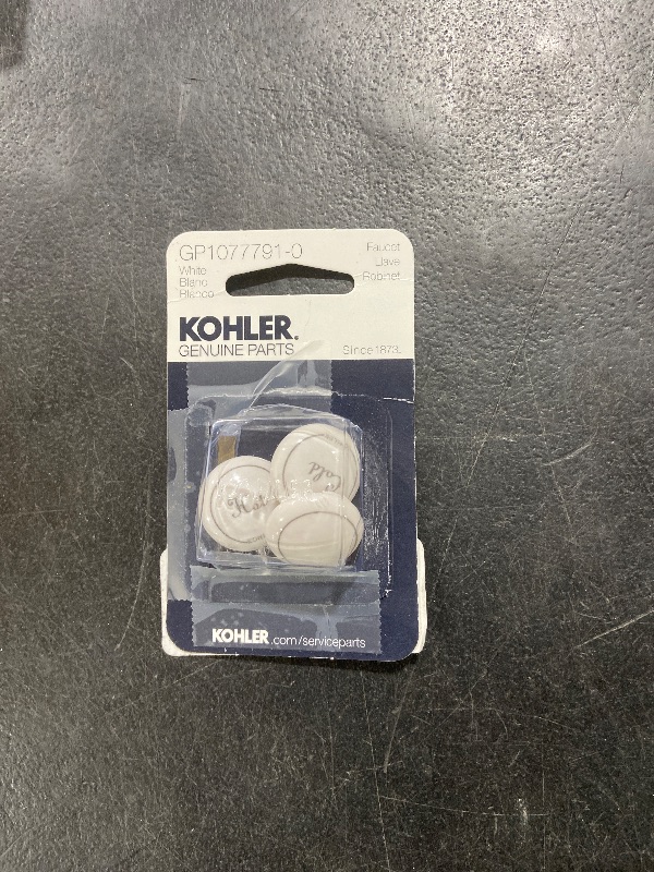 Photo 1 of Kohler GP1077791-0 Plug Button with Fairfax Centerset Faucet, White, One Size