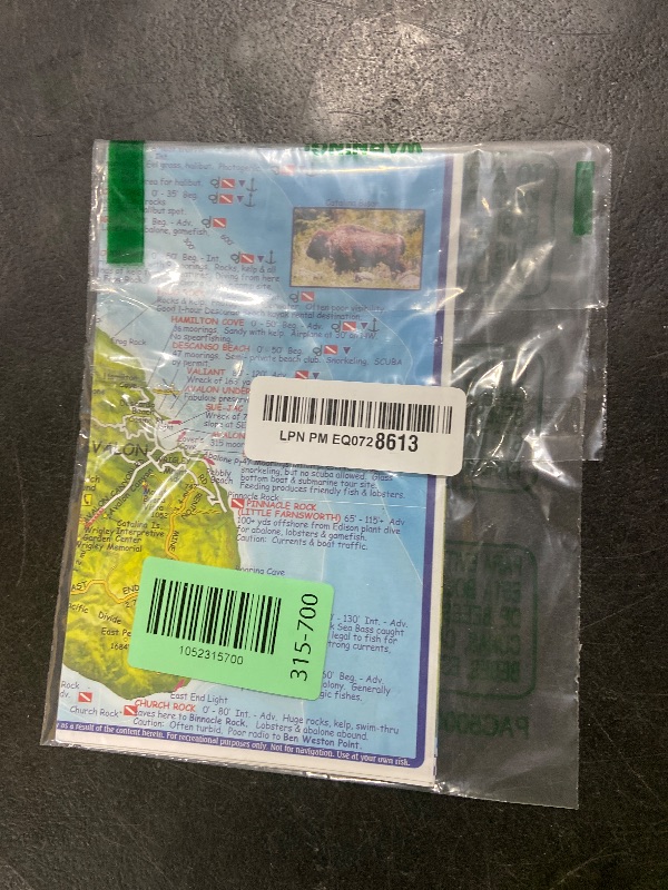Photo 1 of Franko Maps Ca Santa Catalina Guide: Topographic Trail Maps